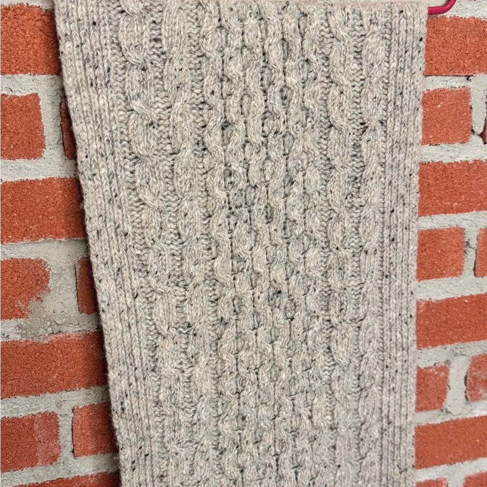 &Daughter Cozy Gray Knit Scarf - Picture 3 of 6